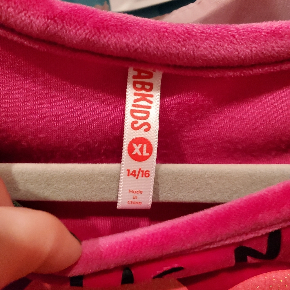 Fabkids velour sz 14/16 dress - Picture 3 of 5